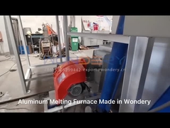 1400 Grad-industrielle Metallschmelzofen-Kupferschrotte, die Art Tiegelofen kippen