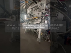 Der Gas hat einen 2 Tonnen großen Aluminium-Schmelzofen freigesetzt.