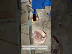 Gasbetriebener Aluminiumschrottschmelzofen mit Wirbelsystem