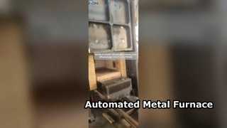 Hocheffizienter automatisierter Gas-Wärmebehandlungsofen mit Drehgestellherd | Industrielle Metallheizungslösung