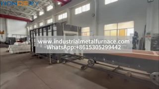 Anpassbarer elektrischer Trolleyofen | Präzise Wärmebehandlung für großformatige Industrieteile