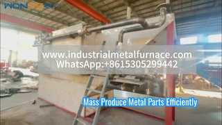 Kontinuierlicher elektrischer Widerstandsgitterband-Wärmebehandlungsofen für Metallteile – energiesparend