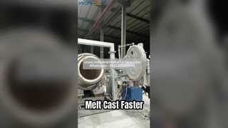 Hydraulischer Kippgas-Aluminiumschmelzofen | Effizienter Aluminiumbarrenguss für Metallgießereien