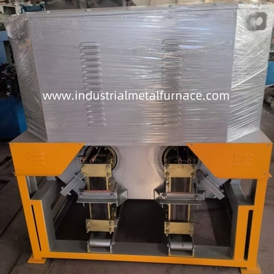 kaufen 160KW 2 Kammer Schwerkraftguss Kupfer Metallschmelzen Industrieller Induktionsofen für Kupferschrott online manufacture