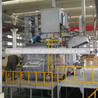 kaufen 1000kg/h Natural Gas Aluminum Melting Furnace with 720℃ Temperature online manufacture