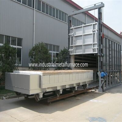kaufen 8000x4000x2000 mm elektrischer Widerstand Bogie Hearth Heat Treatment Furnace mit 750 °C und 30 Tonnen Belastungskapazität für Härte und Aufheizung online manufacture