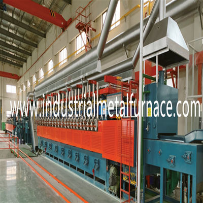 kaufen Chain Conveyor Stabilizing Rod Tempering Furnace Natural Gas Fired 150 Pcs/ H online manufacture