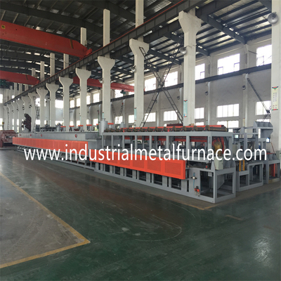 750kg/Hour ununterbrochenes Gas Mesh Belt Heat Treatment Furnace für Befestiger-Bolzenmuttern