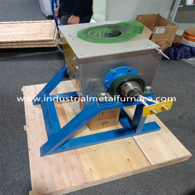 Induktion 25KW 5KG Metall, dieofen-Tiegel-Art 2000 Grad-Edelstahl-Schmelzofen kippt