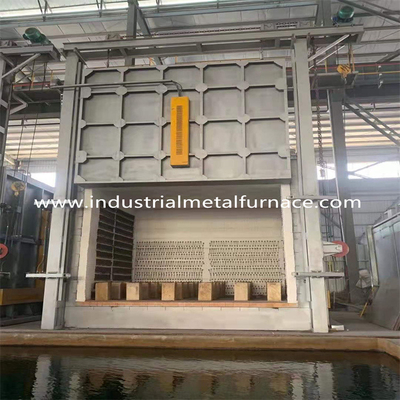 2.5x2x2.5 1000 Grad Celsius Widerstand Ziegel Sinterung Wärmebehandlung Bogie Hearth Furnace