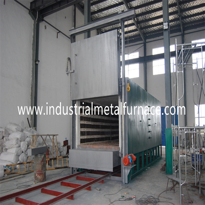 2.5x2x2.5 1000 Grad Celsius Widerstand Ziegel Sinterung Wärmebehandlung Bogie Hearth Furnace