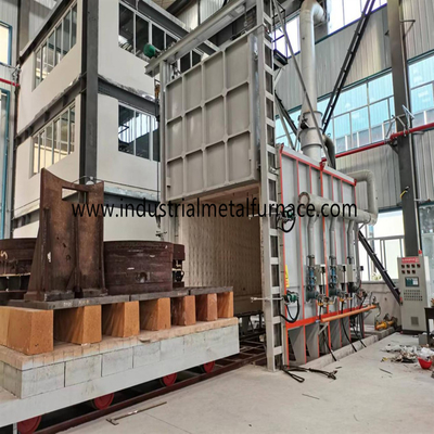 550 Grad Celsius Bogie Hearth Aluminiumdraht Reinigung Auto Boden Ofen für Aluminium Spulen