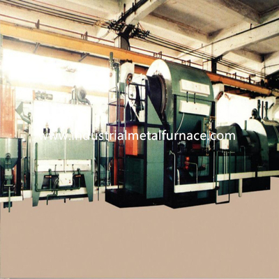 300kg/H Drehart Stahlball Mesh Belt Heat Treatment Aluminium, der Drehofen schmilzt