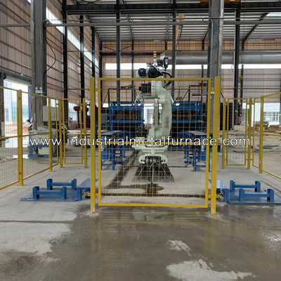 stapelnde Maschine vollautomatisches 5.0S 6ton/H des Aluminiumbarren-6.5kg