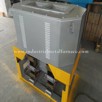 Zwei Kammer-Induktions-Kupfer-Schmelzofen industriell für Schwerkraft-Casting 380V