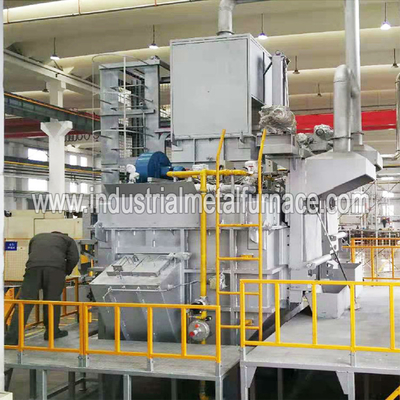 industrielle Aluminiumgasbeheiztschmelzofen 250kg/H Cntinuous, Aluminiumschrott-Schmelzofen