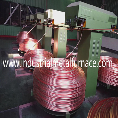 8 mm aufwärts gegossener Kupferstang Industrieinduktionsofen