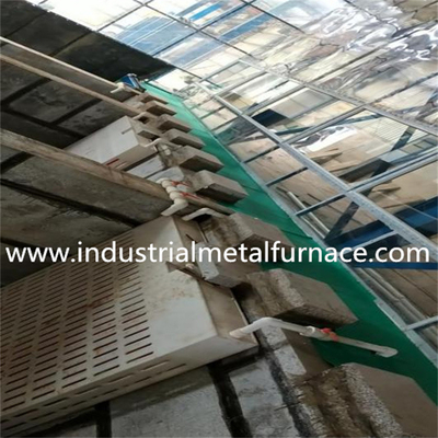 U-Form Stahlkonstruktion Hot Dip Galvanizing Ofen mit kundenspezifischem Kesseldesign und 50mm/60mm Zink Kessel Dicke