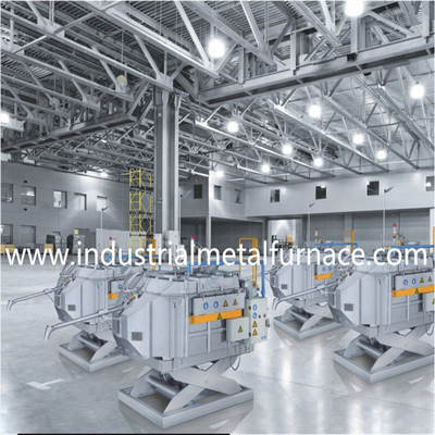 Hydraulische Funktionen Industrieller Aluminiumschmelzofen Einfache Bedienung