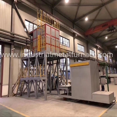 1400×1400×1100 mm Tropfboden Schnell 650 Grad Celsius Aluminium T6 Wärmebehandlung Ofen Löschlösung