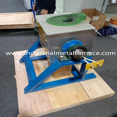 SCHMELZOFEN-Mittelfrequenzeisen-Schrott-schmelzende Maschine 25KW 5KG industrieller Stahl