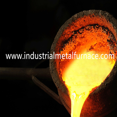 Einschmelzen-industrieller Induktionsofen 35KW 10KG Metallfür Roheisen-Stahl