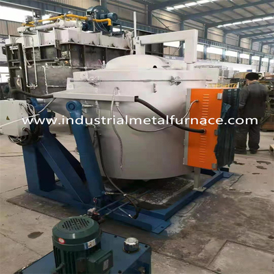 850 Grad hydraulische kippende Aluminiumtiegel-Schmelzofen-industrielle elektrische Widerstand-