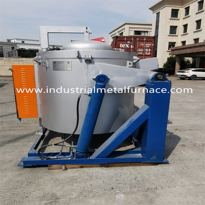 850 Grad hydraulische kippende Aluminiumtiegel-Schmelzofen-industrielle elektrische Widerstand-