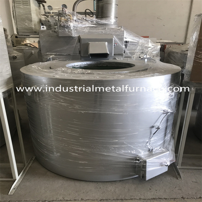 Tiegel-Aluminium 400kg Zamak 5 Druckguss-Erdgas-Schmelzofen-stationäre Art