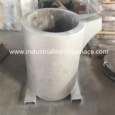 Strömende 540mm schmelzende Gießerei-flüssige Aluminiumübergangsaluminiumschöpflöffel