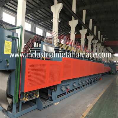 Isothermal-elektrischer Glühofen Spheroidizing Mesh Belt Furnace Push Rod
