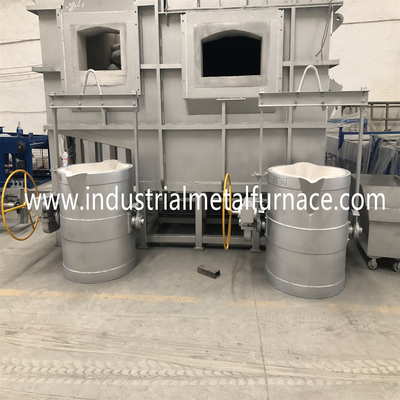 Ofen-automatisches elektrisches vertikales Schöpflöffel-Vorwärmer ALUMINIUMCER 350kg 18KW haltenes