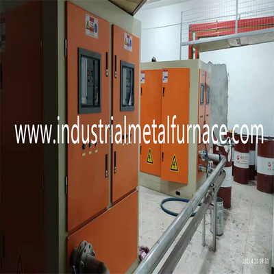 300kg 1150 Grad-industrieller Induktionsofen für kupfernes schmelzendes Aluminium Shell